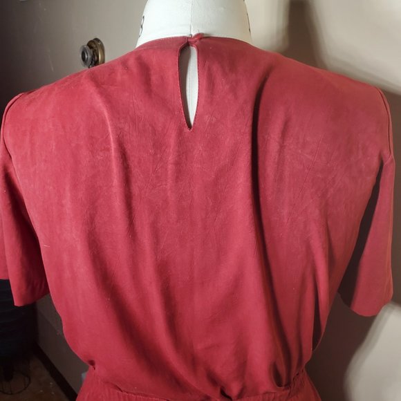 Vintage 80's City Girl Petites 3-Piece Embroidered Skirt Suit  - Size Large - Picture 10 of 15